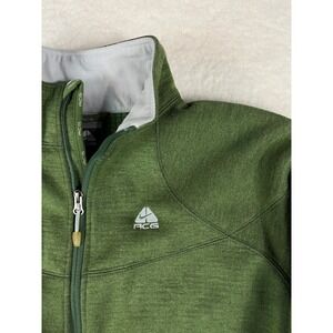 Nike ACG‎ Fleece Jacket Green Full Zip Logo Size L Outdoor Adventure